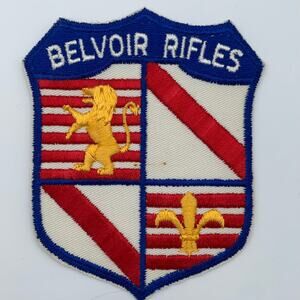 Belvoir Rifles, 1967 & 1968 Junior Rifle Club Match Patches Virginia Vintage